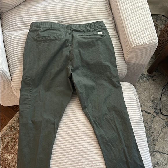 Vuori color is a combination of a charcoal gray, and an army green Women's Pants - Picture 2 of 4